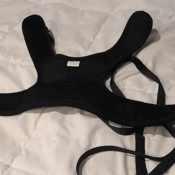 Plaid Black and White Cat Harness - Picture 7 of 9